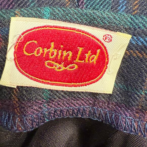 Vintage Corbin Ltd 100% Wool Tartan Maxi Skirt Plaid Lined Long Skirt USA Made - Picture 9 of 14